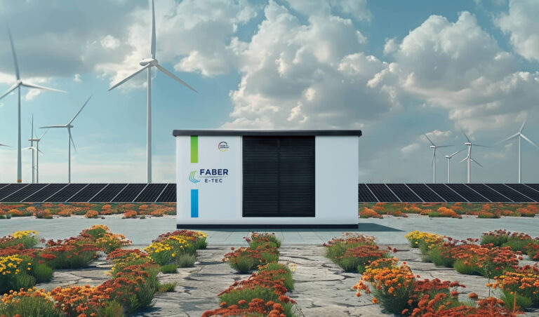 Trafostationen bestellen - Abbildung einer Trafostation, die elektrische Energie von Mittelspannung auf Niederspannung umwandelt