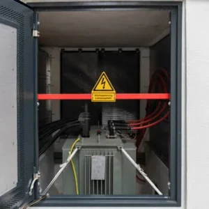Innenansicht der Kompaktstation Ansicht des Transformators
