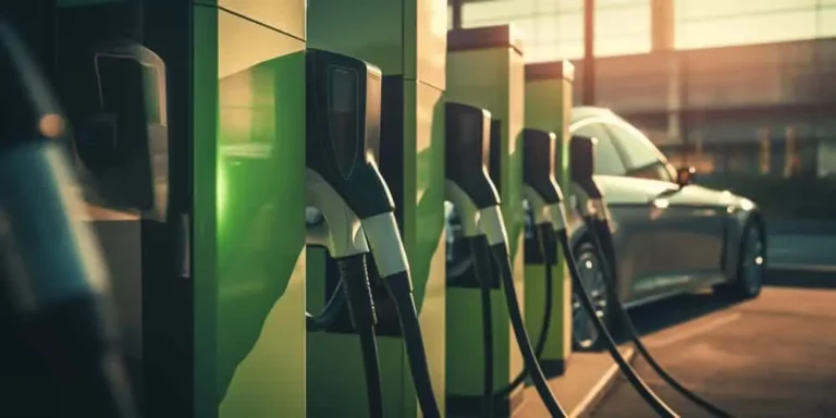 Transformatoren für Ladesäuleninfrastruktur der E-Mobilität adestation für Elektrofahrzeuge mit Kompaktstation Trafo und Transformatoren für zuverlässige Energieversorgung