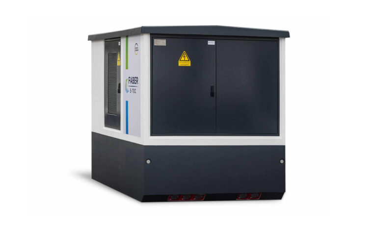 Trafostation-Wiki, Transformatorenstation, Trafo-Wiki: Außeninstallierte Trafostation und Trafo Kompaktstation für Energieverteilung.