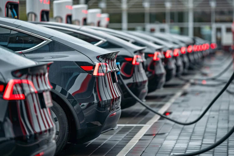 Ladeinfrastruktur für Elektrofahrzeuge mit modernem Ladesystem