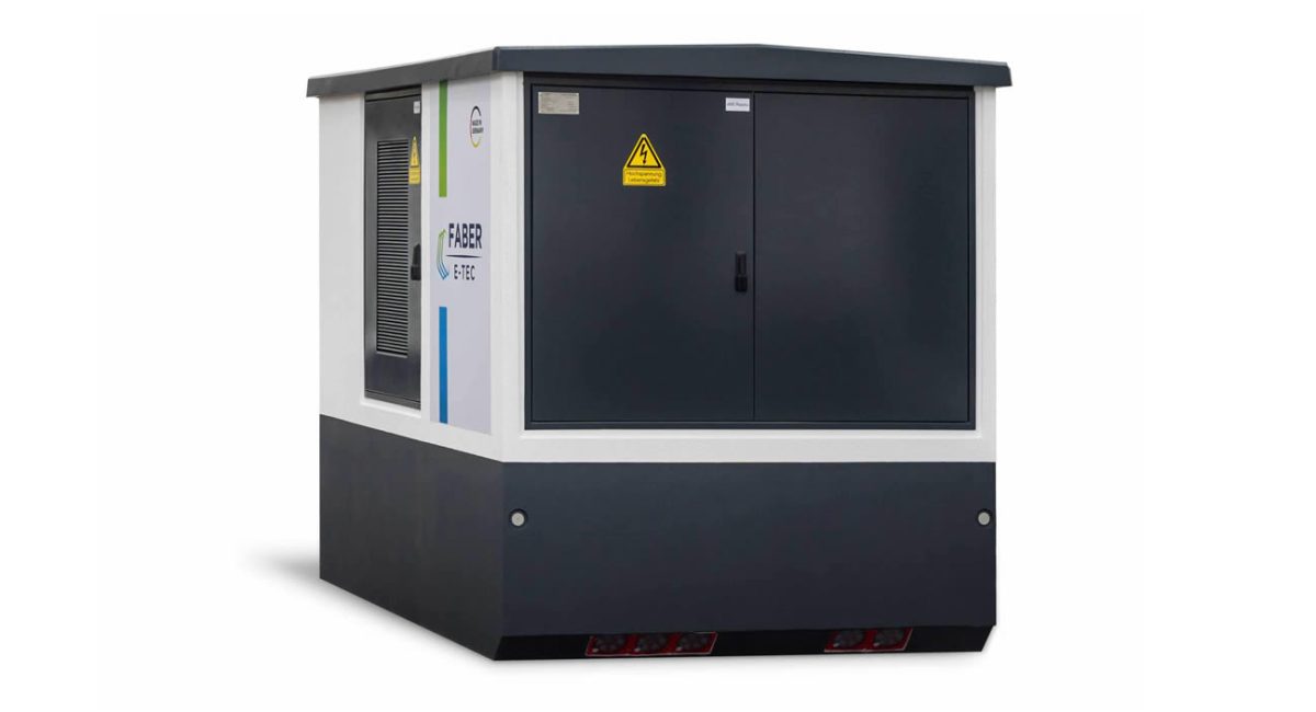 Trafostation-Wiki, Transformatorenstation, Trafo-Wiki: Außeninstallierte Trafostation und Trafo Kompaktstation für Energieverteilung.