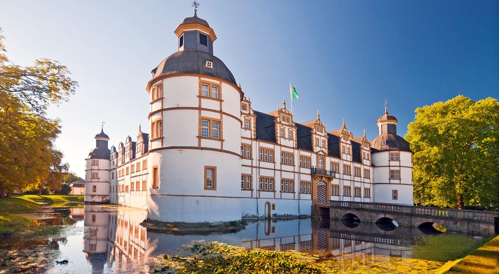Wasserschloss Schloss Neuhaus in Paderborn, Westfalen