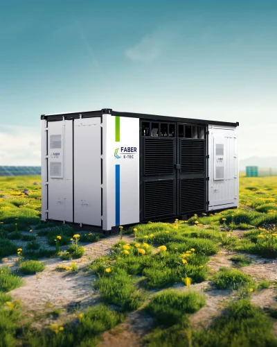 Containerstation für Trafo in Solarparks, E-Mobilität und Industrie